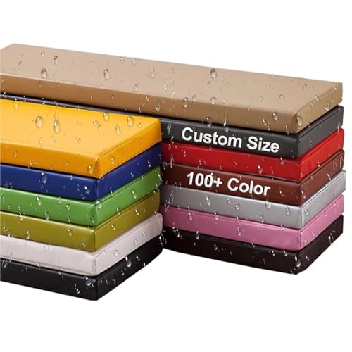 Homesally Dicke 4cm,Bankauflage Nach Maß, Sitzauflage Bank Waschbar Abnehmbarem Bankauflage, Wasserdicht Eckbank Auflagen rutschfeste Bankkissen für Drinnen, Outdoor, Garten, Terrasse Homesally Dicke 4cm,Bankauflage Nach Maß, Sitzauflage Bank Waschbar Abnehmbarem Bankauflage, Wasserdicht Eckbank Auflagen rutschfeste Bankkissen für Drinnen, Outdoor, Garten, Terrasse von Homesally