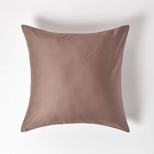 Homescapes 2er-Set Bio-Kissenbezug 80x80 cm braun aus 100% Bio-Baumwolle, Satin-Kissenhülle mit Reißverschluss Homescapes 2er-Set Bio-Kissenbezug 80x80 cm braun aus 100% Bio-Baumwolle, Satin-Kissenhülle mit Reißverschluss von Homescapes