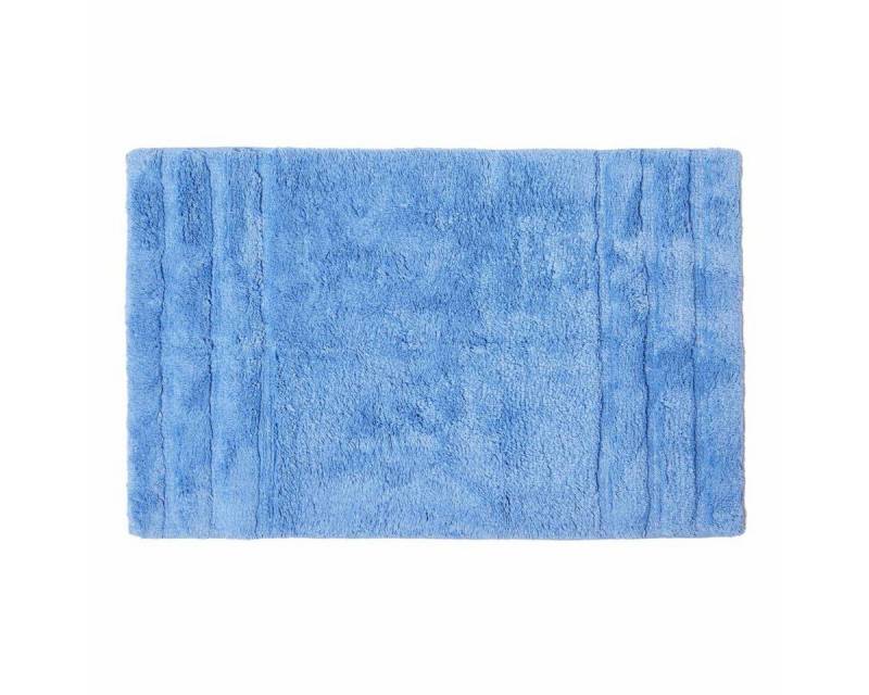 Homescapes Badematte Badematte Spa Supreme Blau, Höhe 30 mm, Badematte - 50x80 cm von Homescapes
