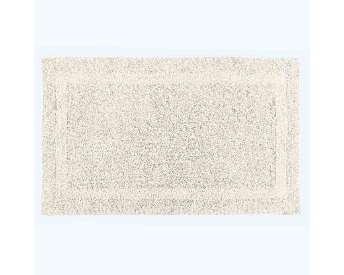 Homescapes Badematte XXL-Badematte creme 70x120 cm aus 100% Baumwolle, Höhe 20 mm, 70 x 120 cm von Homescapes