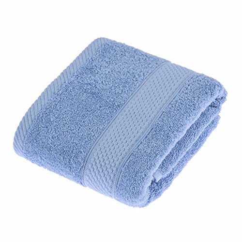 Homescapes Flauschiges Premium Duschtuch aus 100% Reiner Baumwolle (50 x 90 cm (Handtücher), Hellblau) von Homescapes