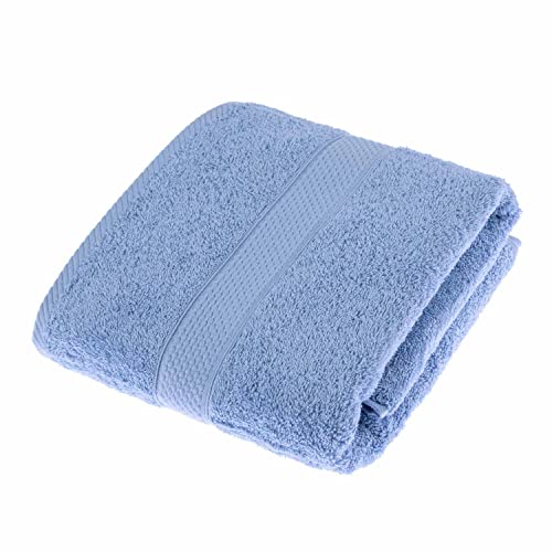Homescapes Flauschiges Premium Duschtuch aus 100% Reiner Baumwolle (70 x 130 cm (Duschtücher), Hellblau) von Homescapes
