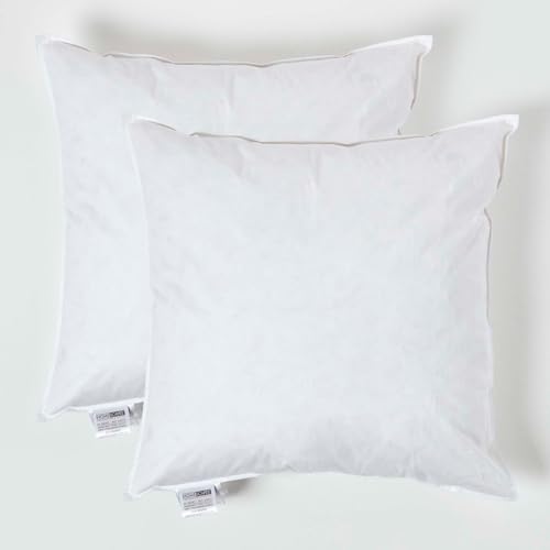 Homescapes Füllkissen 60x60 cm – 2er-Set Federkissen mit Baumwollbezug, Kissenfüllung/Innenkissen für Dekokissen wie Sofakissen, Bettkissen, Cocktailkissen & Kopfkissen Homescapes Füllkissen 60x60 cm – 2er-Set Federkissen mit Baumwollbezug, Kissenfüllung/Innenkissen für Dekokissen wie Sofakissen, Bettkissen, Cocktailkissen & Kopfkissen von Homescapes