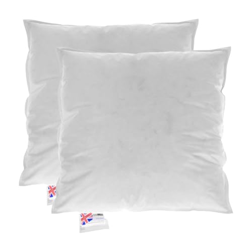 Homescapes Füllkissen 80x80 cm – 2er-Set Federkissen mit Daunen & Baumwollbezug, Kissenfüllung/Innenkissen für Dekokissen wie Sofakissen & Bettkissen oder Kopfkissen Homescapes Füllkissen 80x80 cm – 2er-Set Federkissen mit Daunen & Baumwollbezug, Kissenfüllung/Innenkissen für Dekokissen wie Sofakissen & Bettkissen oder Kopfkissen von Homescapes