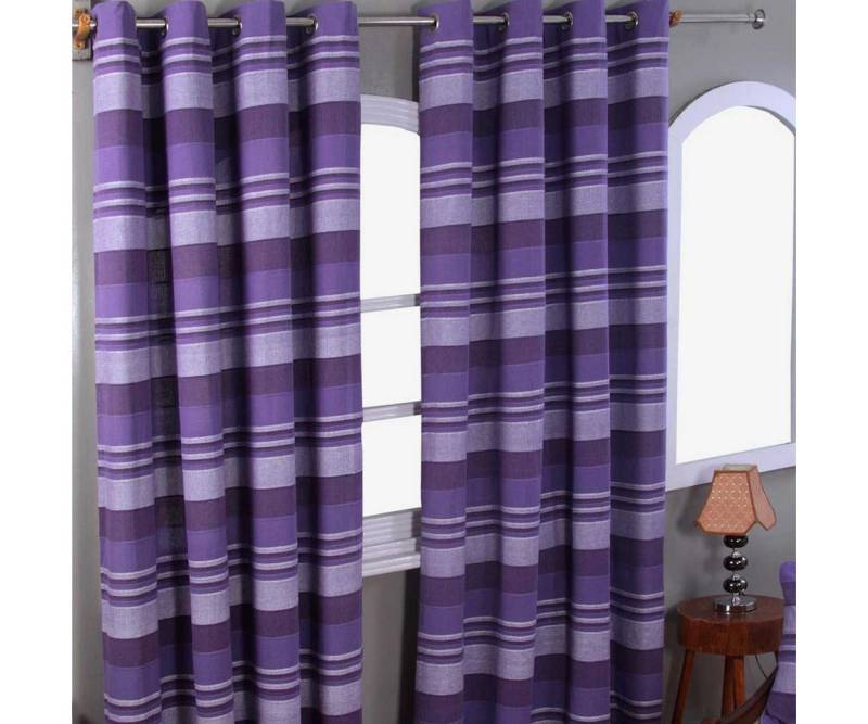 Homescapes Gardine Gardinen mit Ösen Morocco mauve im 2er Set, 140 x 140 cm von Homescapes