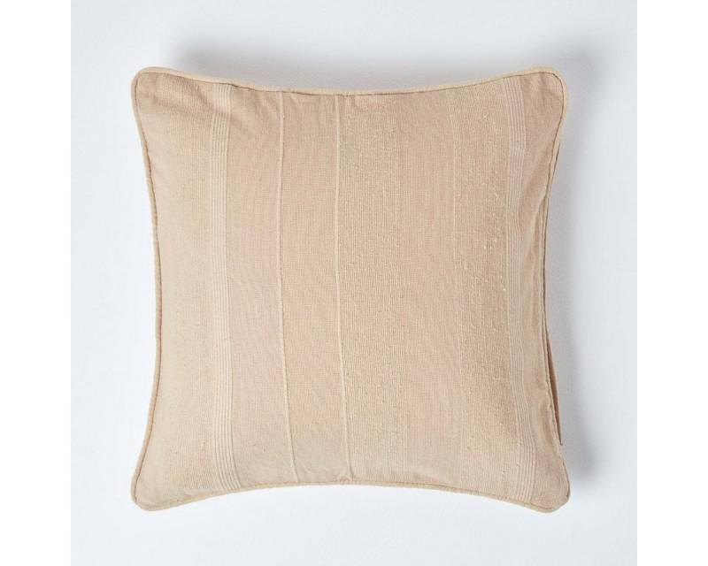 Homescapes Kissenhülle Kissenbezug Rajput aus Baumwolle, beige, 45 x 45 cm von Homescapes