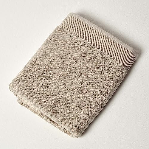 Homescapes Premium Duschtuch beige, Handtuch 70x130 cm, 100% ägyptische Baumwolle, Flauschiges Frottiertuch 700 g/m² Homescapes Premium Duschtuch beige, Handtuch 70x130 cm, 100% ägyptische Baumwolle, Flauschiges Frottiertuch 700 g/m² von Homescapes