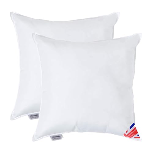 Homescapes Super-Mikrofaser Füllkissen 55x55 cm – 2er-Set Kissen wie Daunen, hypoallergene Kissenfüllung/Innenkissen für Dekokissen wie Sofakissen & Bettkissen oder kleine Kopfkissen Homescapes Super-Mikrofaser Füllkissen 55x55 cm – 2er-Set Kissen wie Daunen, hypoallergene Kissenfüllung/Innenkissen für Dekokissen wie Sofakissen & Bettkissen oder kleine Kopfkissen von Homescapes