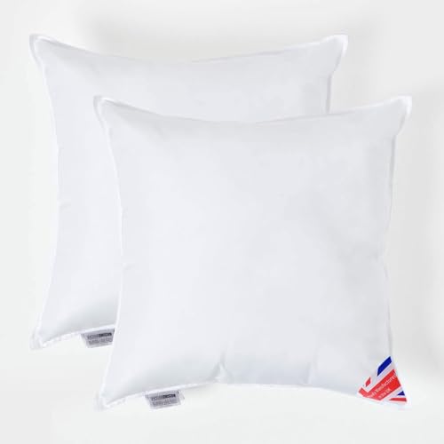 Homescapes Super-Mikrofaser Füllkissen 60x60 cm – 2er-Set Kissen wie Daunen, hypoallergene Kissenfüllung/Innenkissen für Dekokissen wie Sofakissen & Bettkissen oder kleine Kopfkissen Homescapes Super-Mikrofaser Füllkissen 60x60 cm – 2er-Set Kissen wie Daunen, hypoallergene Kissenfüllung/Innenkissen für Dekokissen wie Sofakissen & Bettkissen oder kleine Kopfkissen von Homescapes