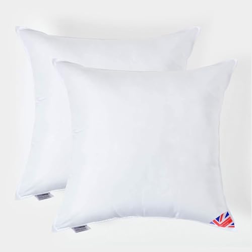 Homescapes Super-Mikrofaser Füllkissen 80x80 cm – 2er-Set Kissen wie Daunen, hypoallergene Kissenfüllung/Innenkissen für Dekokissen wie Sofakissen & Bettkissen oder kleine Kopfkissen Homescapes Super-Mikrofaser Füllkissen 80x80 cm – 2er-Set Kissen wie Daunen, hypoallergene Kissenfüllung/Innenkissen für Dekokissen wie Sofakissen & Bettkissen oder kleine Kopfkissen von Homescapes