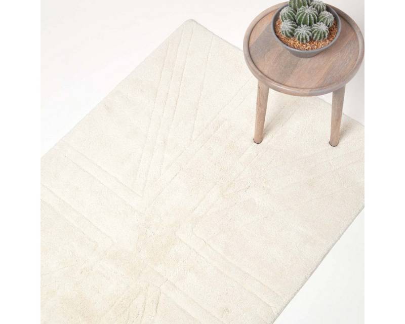 Homescapes Teppich Kurzflor Teppich Union Jack uni Britishe Flagge natur weiß 50 x 80 cm, Höhe: 20 mm Homescapes Teppich Kurzflor Teppich Union Jack uni Britishe Flagge natur weiß 50 x 80 cm, Höhe: 20 mm von Homescapes