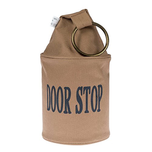 Homescapes Türstopper Sack “Door Stop” Türpuffer mit Ring in Braun 2700g von Homescapes