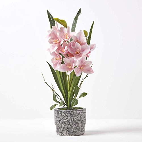 Homescapes große künstliche Orchidee Phalaenopsis, hochwertige künstliche Orchidee mit rosa Blüten, Deko-Orchidee Phalaenopsis im dunklen Übertopf, dekorative Kunstblume, 58 cm hoch Homescapes große künstliche Orchidee Phalaenopsis, hochwertige künstliche Orchidee mit rosa Blüten, Deko-Orchidee Phalaenopsis im dunklen Übertopf, dekorative Kunstblume, 58 cm hoch von Homescapes