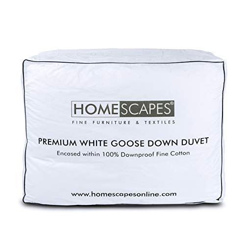 Homescapes Sommer Daunendecke 260x220 cm, luftige Sommerdecke mit 110 GSM Füllung, leichte Bettdecke Daunen, feinste Gänse-Daunen & Federn, Wärmeklasse 2, Oeko-TEX Standard 100 Homescapes Sommer Daunendecke 260x220 cm, luftige Sommerdecke mit 110 GSM Füllung, leichte Bettdecke Daunen, feinste Gänse-Daunen & Federn, Wärmeklasse 2, Oeko-TEX Standard 100 von Homescapes