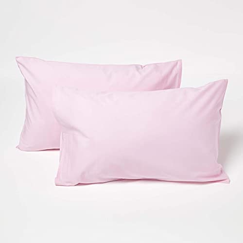 HOMESCAPES 2er-Set Kinder-Kissenbezüge 40x60 cm rosa, Perkal Kissenhüllen 100% ägyptische Baumwolle, Fadendichte 200 HOMESCAPES 2er-Set Kinder-Kissenbezüge 40x60 cm rosa, Perkal Kissenhüllen 100% ägyptische Baumwolle, Fadendichte 200 von Homescapes