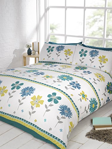 HATTIE König Duvet SET TEAL von Homespace Direct