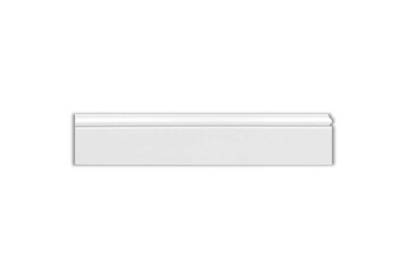 Homestar Abschlussleiste Fußleiste CF 12, 15 x 120 mm, Länge 2 m, einfache Montage durch Ankleben mit HOMESTAR® SX100, HD-Polymer, für einen stilvollen Abschluss am Übergang von Wand zu Fußboden von Homestar