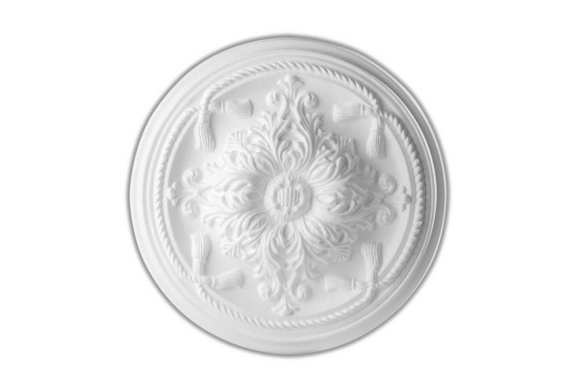 Homestar Decken-Rosette K 14, Ø = 46 cm, überstreichbar mit allen Wandfarben auf Acryl- oder Wasserbasis von Homestar