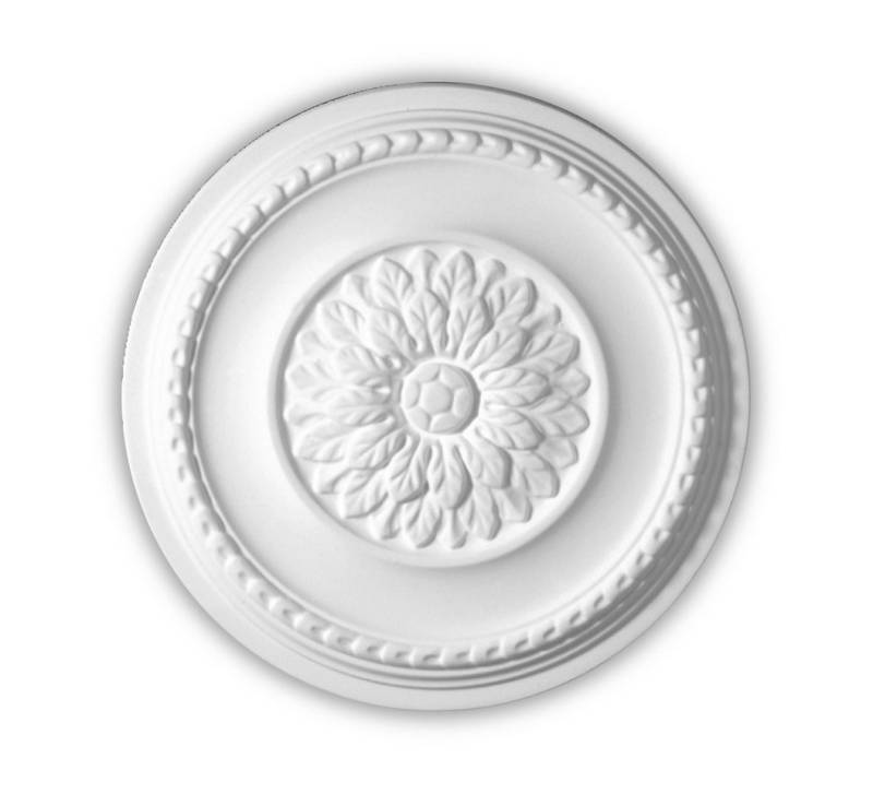 Homestar Decken-Rosette Rosa, Ø = 37 cm, perfekte Akzente für Ihre Wohn- und Geschäftsräume von Homestar