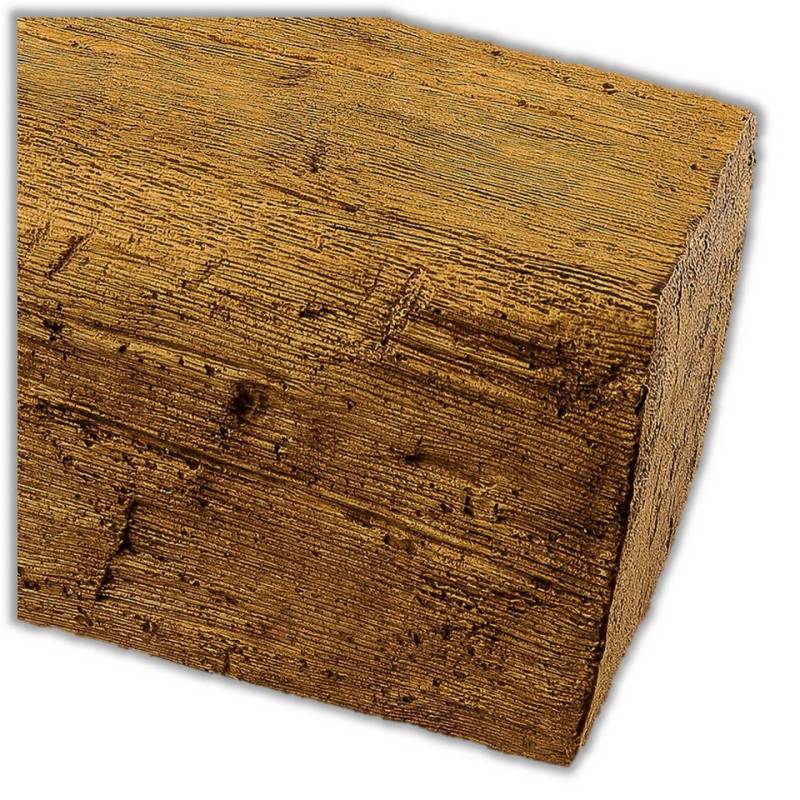 Homestar Deckenleiste Deckenbalken Holzimitat Eiche, 20 x 13 cm, Länge 4 m, einfache Montage durch kleben, Polyurethan, preiswerte Alternative zu Echtholz-Balken von Homestar