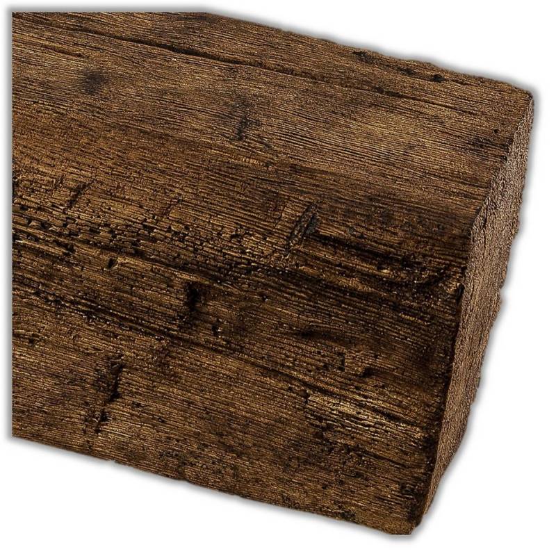 Homestar Deckenleiste Deckenbalken Holzimitat Eiche, 20 x 13 cm, Länge 4 m, einfache Montage durch kleben, Polyurethan, preiswerte Alternative zu Echtholz-Balken von Homestar