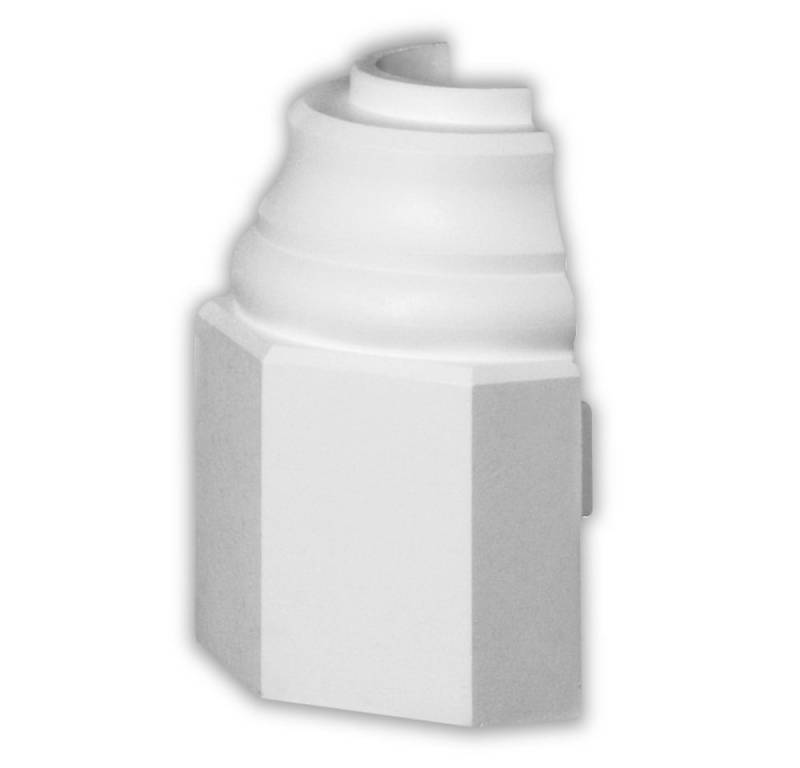 Homestar Dekosäule Halbsäule Fuß HS 22 F/H, Ø = 325 mm, Länge 320 mm, farbig überstreichbar von Homestar