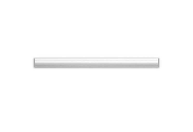 Homestar Zierleiste Wandleiste CW 10, (10 x 25 mm), Länge 2 m (Hartleiste), einfache montage durch kleben, Polystyrol, Schaffung eines besonderen Raumambientes von Homestar