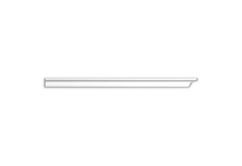 Homestar Zierleiste D 25 (21 x 25 mm), Länge 2m, einfache Montage durch Ankleben mit HOMESTAR® SX100, Polystyrol, mit allen lösemittelfreien Dispersionsfarben farbig überstreichbar von Homestar