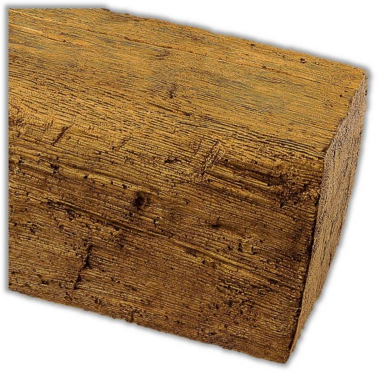 Homestar Zierleiste Deckenbalken Holzimitat Eiche, 19 x 17 cm, Länge 3 m, kleben, Polyurethan, leichte und kostengünstige Alternative zu Echtholz-Balken von Homestar