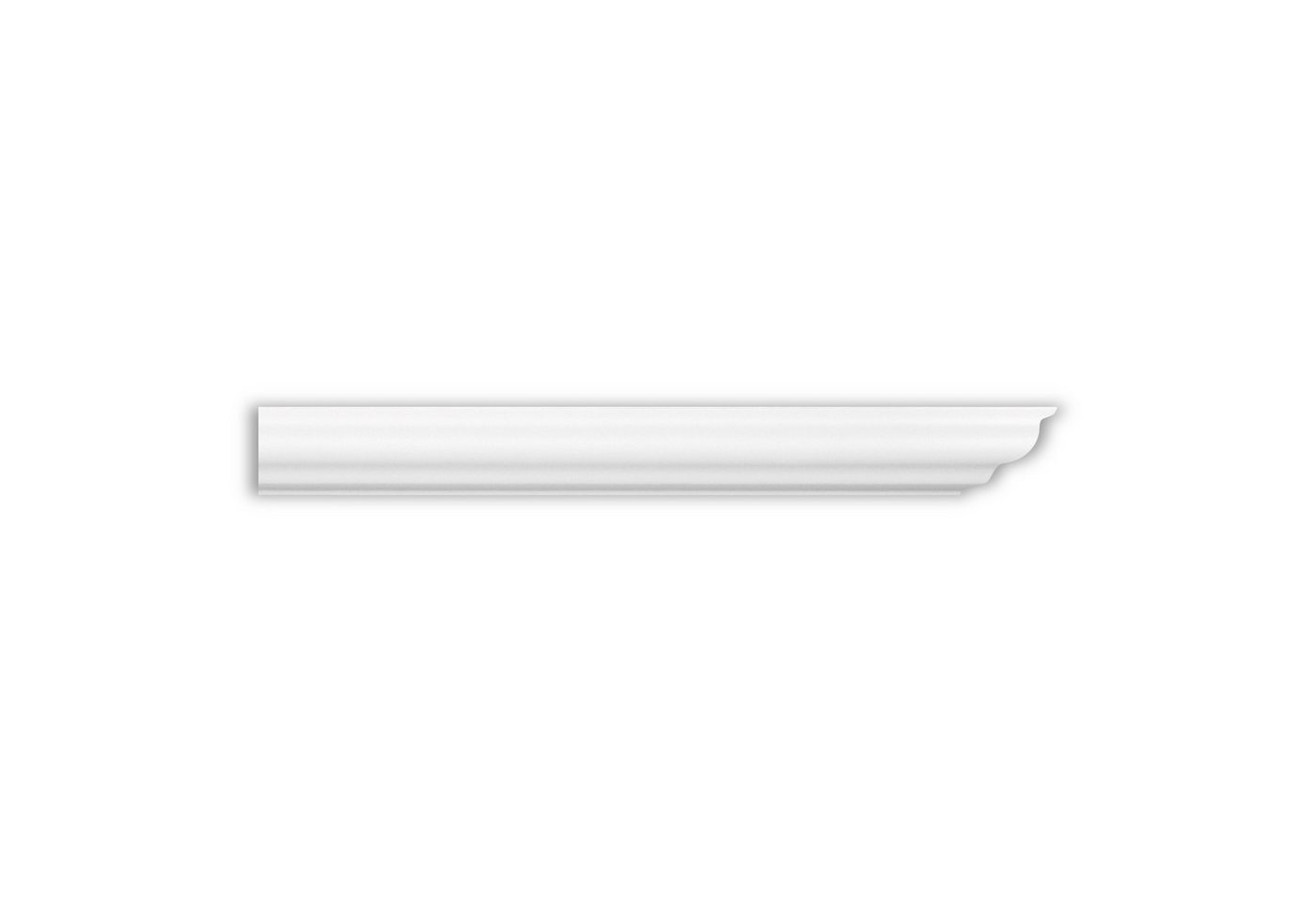 Homestar Zierleiste I 40 (40 mm), Länge 2 m, einfache Montage durch Ankleben mit HOMESTAR® SX100, Polystyrol, mit allen lösemittelfreien Dispersionsfarben farbig überstreichbar von Homestar