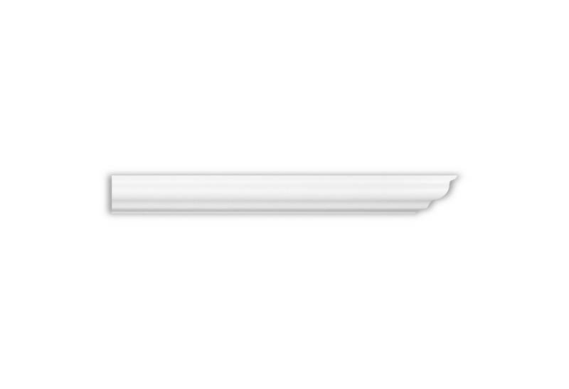 Homestar Zierleiste I 40 (40 mm), Länge 2 m, einfache Montage durch Ankleben mit HOMESTAR® SX100, Polystyrol, mit allen lösemittelfreien Dispersionsfarben farbig überstreichbar von Homestar