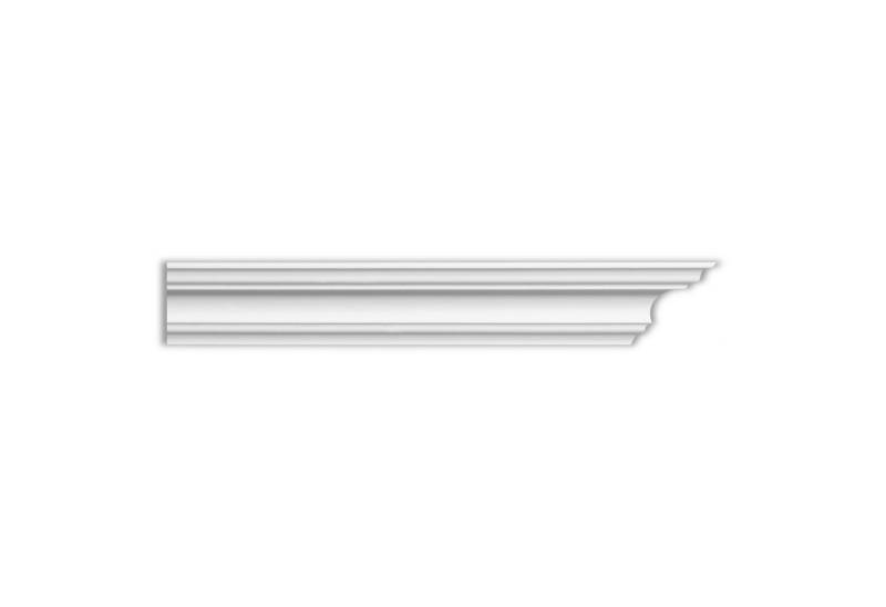 Homestar Zierleiste K 80 (80 x 80 mm), Länge 2m, einfache Montage durch Ankleben mit HOMESTAR® SX100, Polystyrol, mit allen lösemittelfreien Dispersionsfarben farbig überstreichbar von Homestar