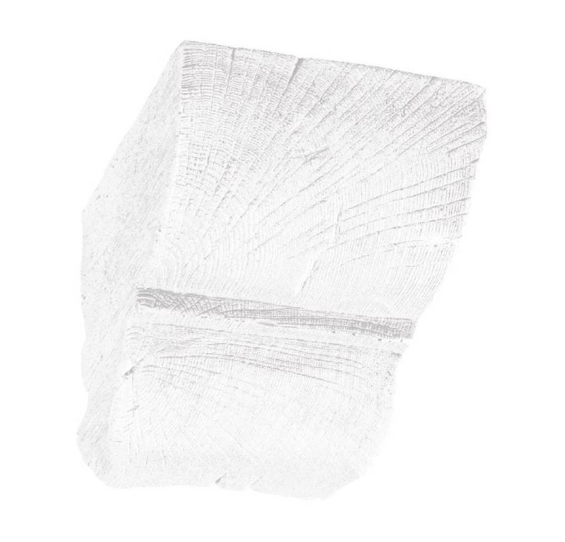 Homestar Zierleiste Konsole für Deckenbalken Eiche Holzimitat, 12 x 12 cm, sehr einfache Montage durch Ankleben mit HOMESTAR SX100, Polyurethan, preiswerte Alternative zu Echtholz-Konsolen von Homestar