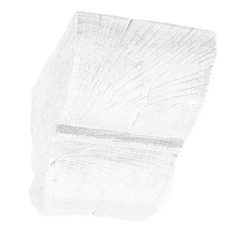 Homestar Zierleiste Konsole für Deckenbalken Eiche Holzimitat, 20 x 13 cm, sehr einfache Montage durch Ankleben mit HOMESTAR SX100, Polyurethan, preiswerte Alternative zu Echtholz-Konsolen von Homestar