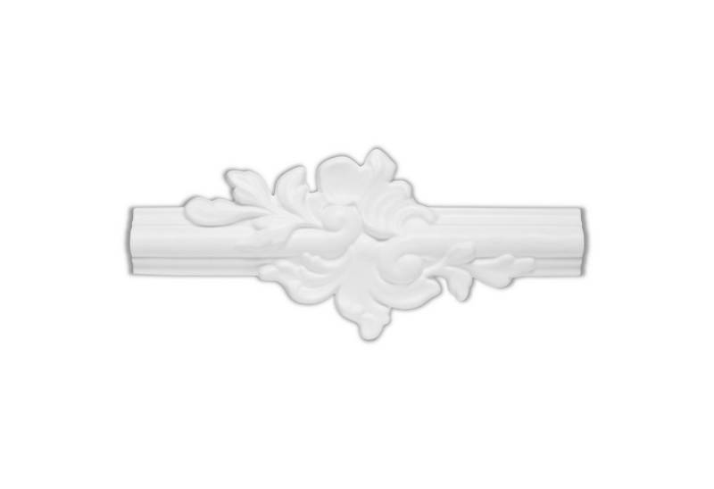 Homestar Zierleiste Wandleiste OW 11, Länge 24,5 cm - Set (2 Stück), zum kleben, Polystyrol, 2-St., Ornament OW 11 passt nur zu unserer Wandleiste CW 11 von Homestar