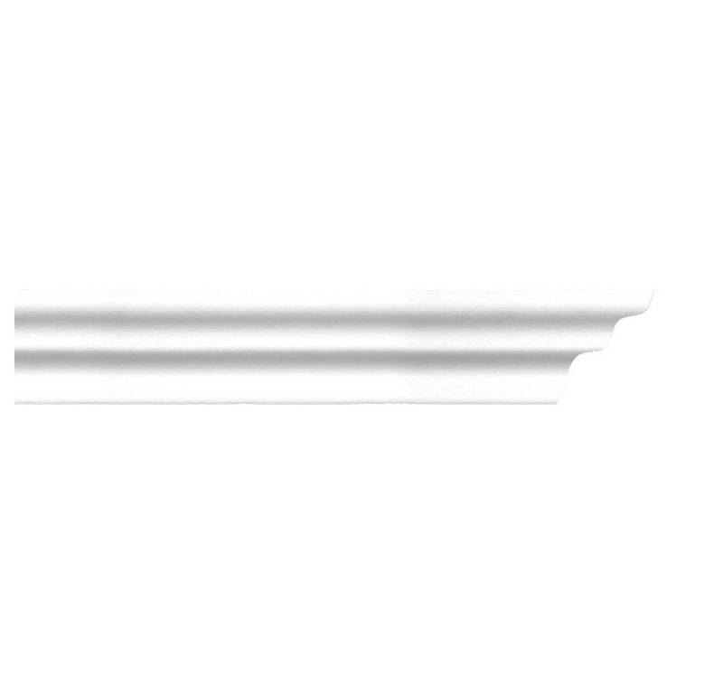 Homestar Zierleiste S 25 (15 x 25 mm), Länge 2m, zum kleben, Polystyrol, überstreichbar mit allen Wandfarben auf Acryl- oder Wasserbasis von Homestar