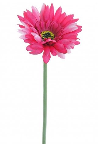 Kleiner Kopf Seide Gerbera Stem Qualität Künstliche Blumen in vielen Farben kirschrot von Homestreet Flowers