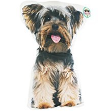 Homestreet® Gefülltes Kissen in Hundeform, großes Foto, 6 Hunderassen zur Auswahl YORKIE von Homestreet