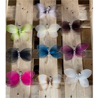 Clip Auf Libelle 12cm Nylon Gossamer Flügel & Perlen Körper Dekoration - Bunte Libellen- Basteln, Events, Hochzeitsdekoration, Floral Display Etc von HomestreetBoutique