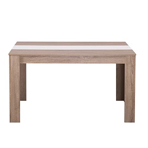 Homestyle4u 2175, Tisch Esszimmertisch Holz Küchentisch Esstisch 135x80 cm Holztisch Esszimmer Wohnzimmer Küche von Homestyle4u