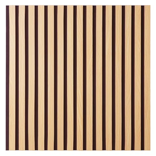 Homestyle4u 2654, Akustikpaneele Holz 60x60 cm 1 Paneele Wandpaneele Wandverkleidung Akustik Wandpaneel Dekorpaneele von Homestyle4u