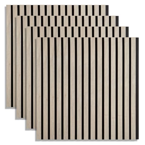 Homestyle4u Akustikpaneele 60x60 cm Wandpaneele Grau Wandverkleidung innen 4 Paneele Wand Holz Dekorpaneele MDF Homestyle4u Akustikpaneele 60x60 cm Wandpaneele Grau Wandverkleidung innen 4 Paneele Wand Holz Dekorpaneele MDF von Homestyle4u