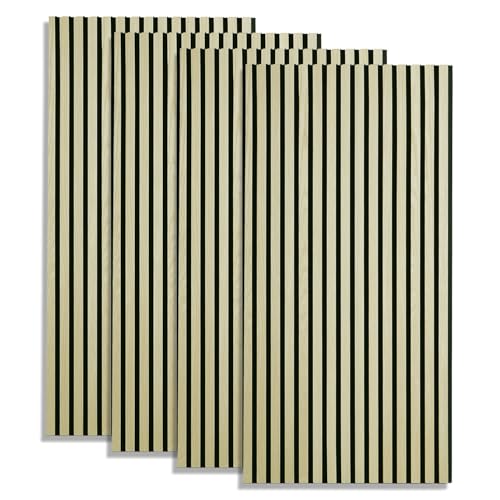 Homestyle4u Akustikpaneele Holz 120x60 cm Hell Wandpaneele 4 Paneele Wand Wandverkleidung Innen Dekorpaneele MDF Homestyle4u Akustikpaneele Holz 120x60 cm Hell Wandpaneele 4 Paneele Wand Wandverkleidung Innen Dekorpaneele MDF von Homestyle4u