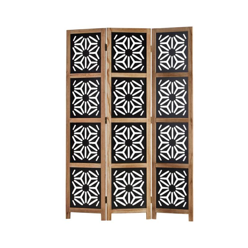 Homestyle4u 3-tlg. Paravent in Braun 120x170 cm 2015 von Homestyle4u