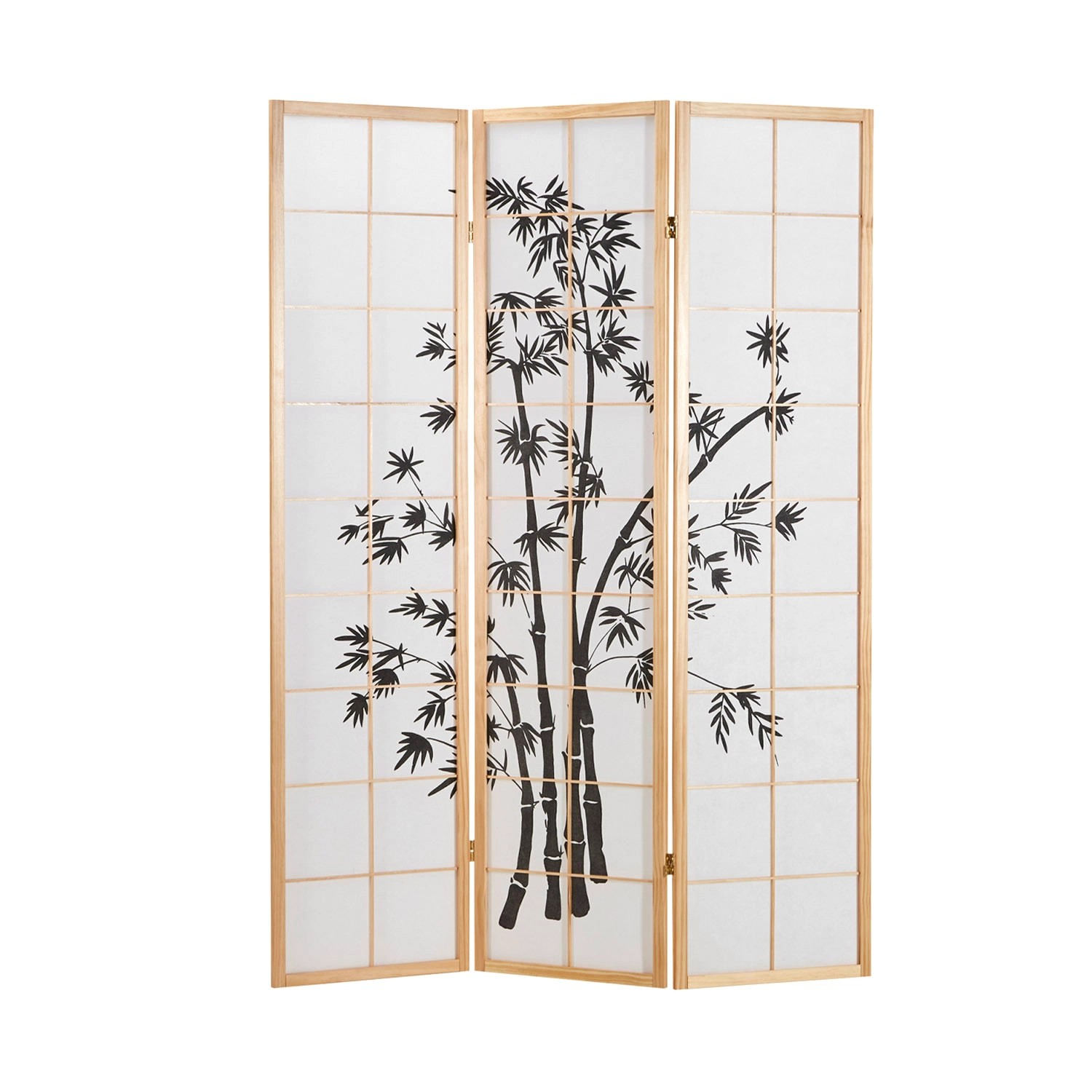 Homestyle4u 3-tlg. Paravent in Braun 132x179 cm 311 Homestyle4u 3-tlg. Paravent in Braun 132x179 cm 311 von Homestyle4u