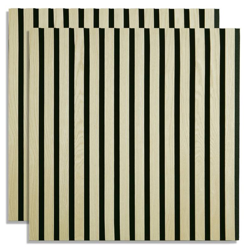 Homestyle4u Akustikpaneele Holz 60x60 cm 2er Set Creme Wandpaneele Beige 2702 Homestyle4u Akustikpaneele Holz 60x60 cm 2er Set Creme Wandpaneele Beige 2702 von Homestyle4u