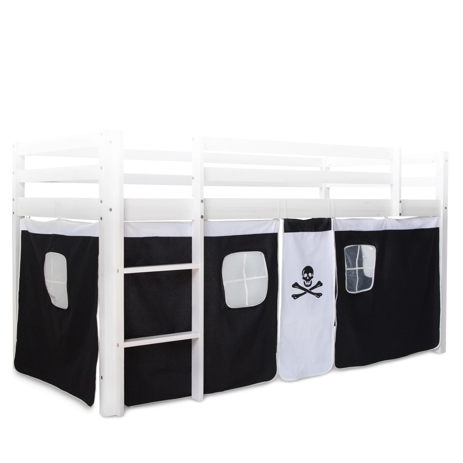 Homestyle4u Bettumrandung Pirat für Kinderhochbett 1516 von Homestyle4u
