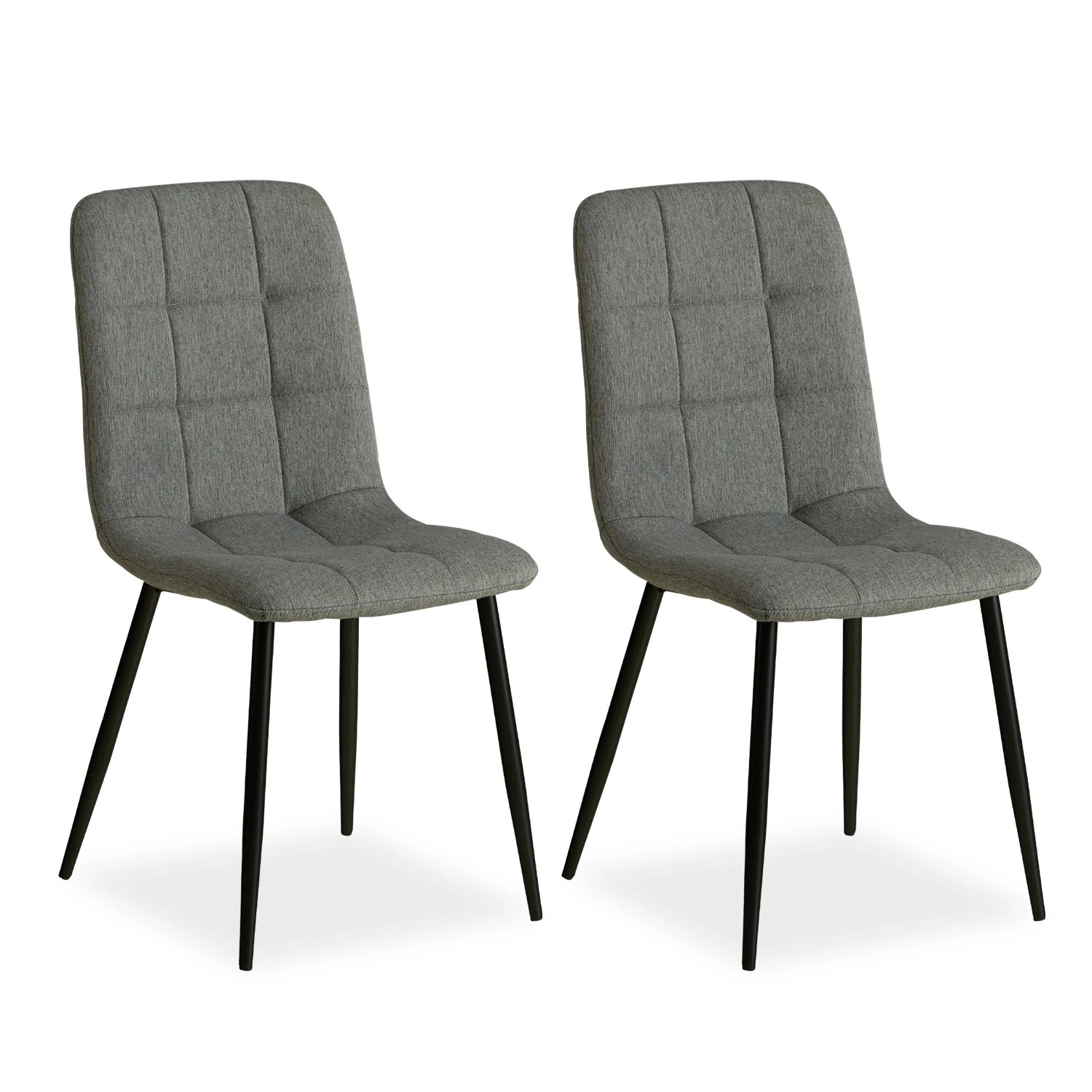 Homestyle4u Esszimmerstuhl 2er Set in Grau 2330 Homestyle4u Esszimmerstuhl 2er Set in Grau 2330 von Homestyle4u