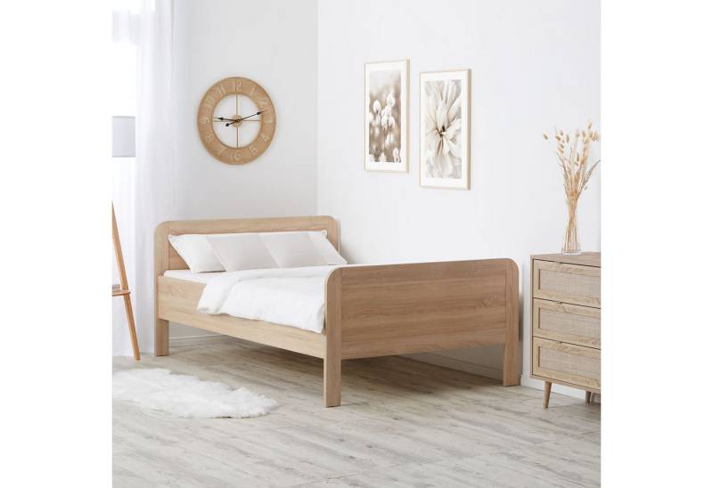 Homestyle4u Funktionsbett 90x200 Komfortbett Braun Natur / Weiß Kiefer Einzelbett Seniorenbett, Aufbau per Stecksystem, höhenverstellbar, erhöhter Einstieg Homestyle4u Funktionsbett 90x200 Komfortbett Braun Natur / Weiß Kiefer Einzelbett Seniorenbett, Aufbau per Stecksystem, höhenverstellbar, erhöhter Einstieg von Homestyle4u