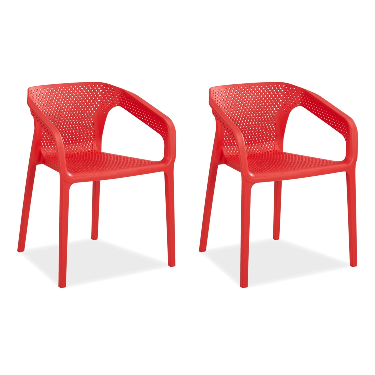 Homestyle4u Gartenstuhl 2er Set in Rot 2685 Homestyle4u Gartenstuhl 2er Set in Rot 2685 von Homestyle4u
